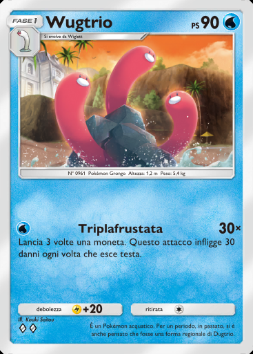 Wugtrio #026 · Meraviglie di Paldea (B2a)