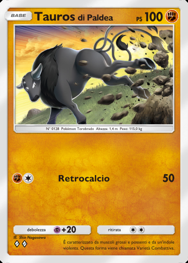 Tauros di Paldea #058 · Meraviglie di Paldea (B2a)