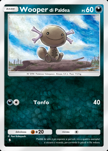 Wooper di Paldea #064 · Meraviglie di Paldea (B2a)