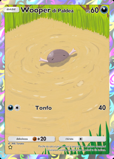 Wooper di Paldea #097 · Meraviglie di Paldea (B2a)