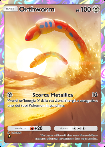 Orthworm #098 · Meraviglie di Paldea (B2a)