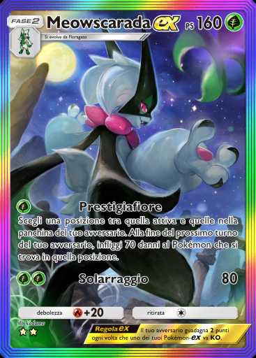 Meowscarada-ex #110 · Meraviglie di Paldea (B2a)
