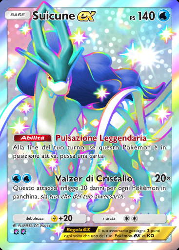 Suicune-ex #127 · Meraviglie di Paldea (B2a)