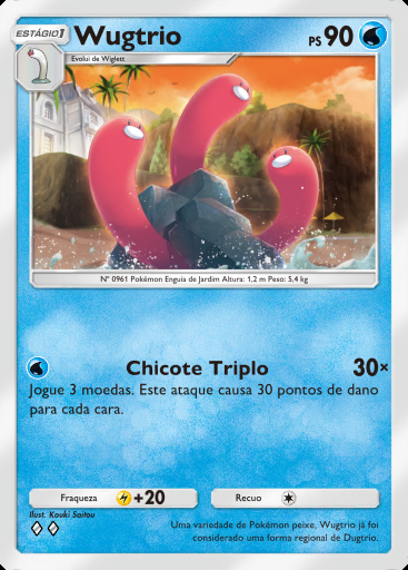 Wugtrio #026 · Maravilhas de Paldea (B2a)