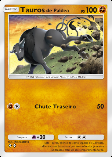 Tauros de Paldea #058 · Maravilhas de Paldea (B2a)