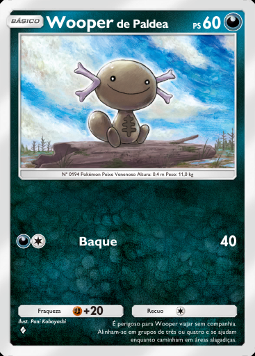 Wooper de Paldea #064 · Maravilhas de Paldea (B2a)