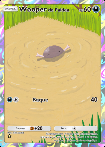 Wooper de Paldea #097 · Maravilhas de Paldea (B2a)