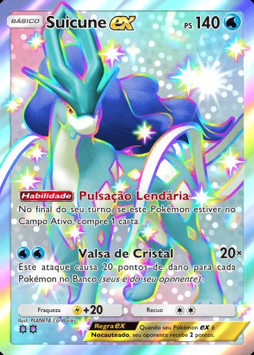 Suicune ex #127 · Maravilhas de Paldea (B2a)