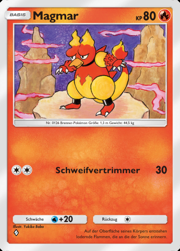 Magmar #012 · Mega-Schillern (B2b)