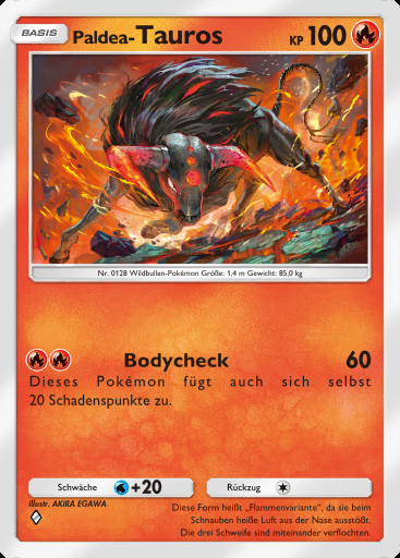 Paldea- Tauros #014 · Mega-Schillern (B2b)