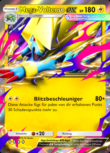 Mega-Voltenso-ex #027 · Mega-Schillern (B2b)