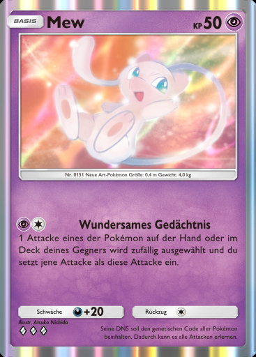 Mew #030 · Mega-Schillern (B2b)