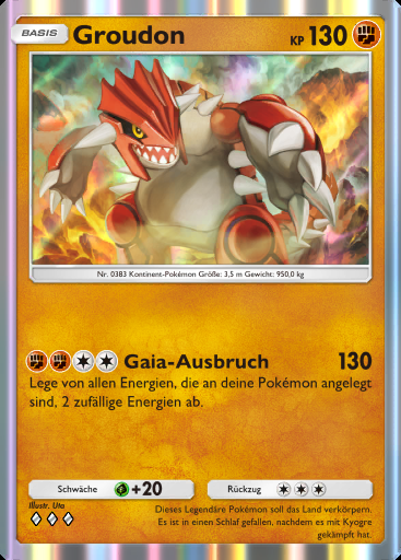 Groudon #035 · Mega-Schillern (B2b)
