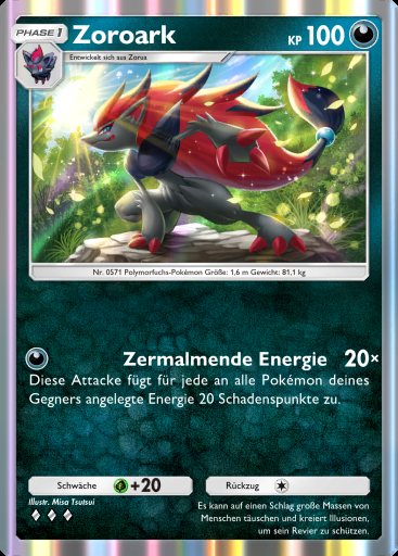 Zoroark #044 · Mega-Schillern (B2b)
