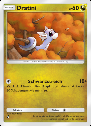 Dratini #051 · Mega-Schillern (B2b)
