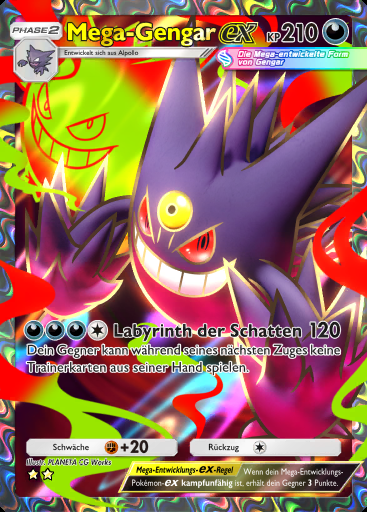 Mega-Gengar-ex #079 · Mega-Schillern (B2b)