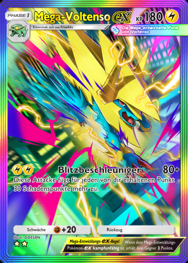 Mega-Voltenso-ex #084 · Mega-Schillern (B2b)