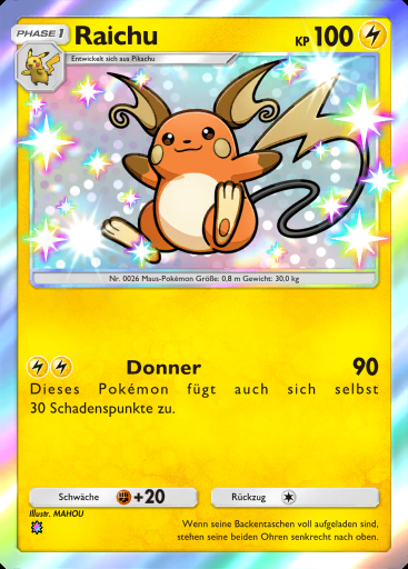 Raichu #097 · Mega-Schillern (B2b)