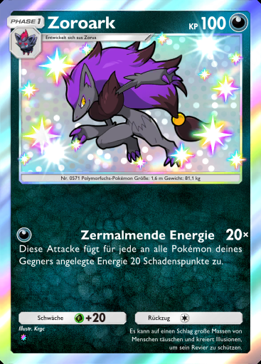 Zoroark #103 · Mega-Schillern (B2b)