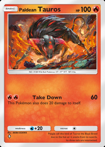 Paldean Tauros