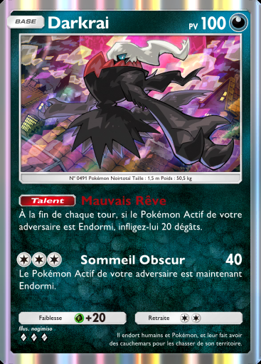 Darkrai #040 · Méga‑Rayonnement (B2b)