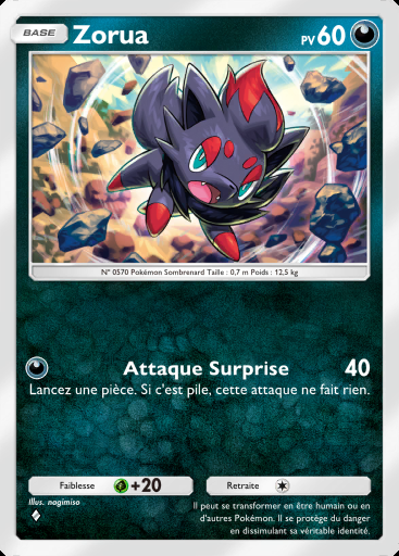 Zorua #043 · Méga‑Rayonnement (B2b)