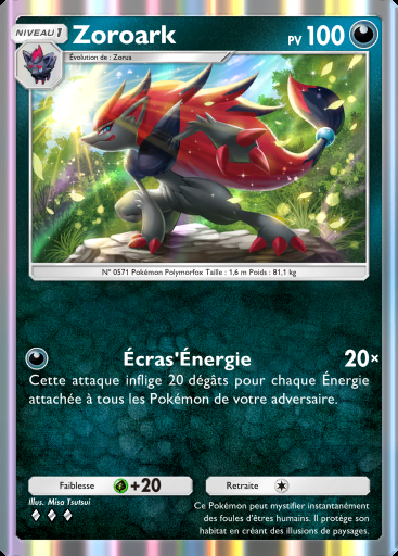 Zoroark #044 · Méga‑Rayonnement (B2b)