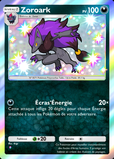 Zoroark #103 · Méga‑Rayonnement (B2b)