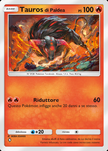 Tauros di Paldea #014 · Mega Splendore (B2b)