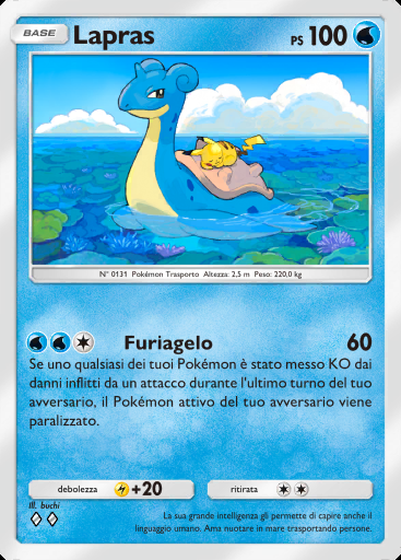 Lapras #017 · Mega Splendore (B2b)