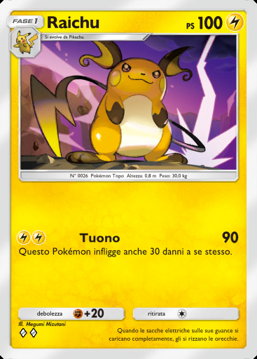 Raichu #023 · Mega Splendore (B2b)