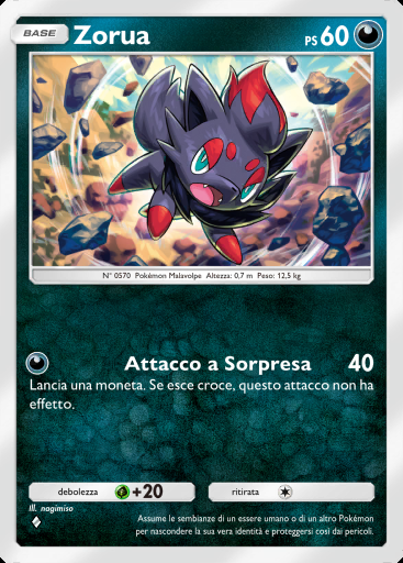 Zorua #043 · Mega Splendore (B2b)