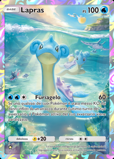 Lapras #070 · Mega Splendore (B2b)