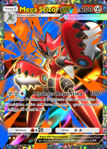 Mega Scizor-ex #080 · Mega Splendore (B2b)