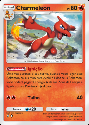 Charmeleon #008 · Mega Brilho (B2b)