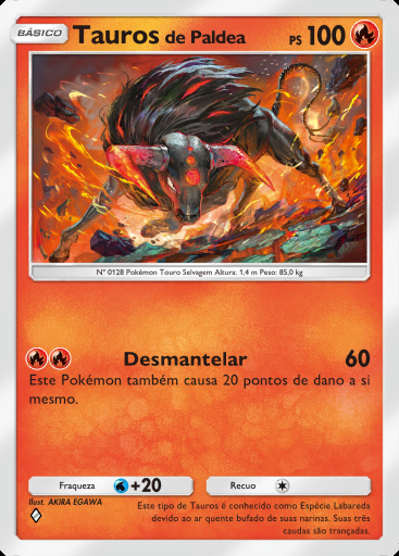 Tauros de Paldea #014 · Mega Brilho (B2b)