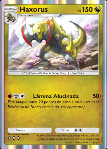 Haxorus #056 · Mega Brilho (B2b)