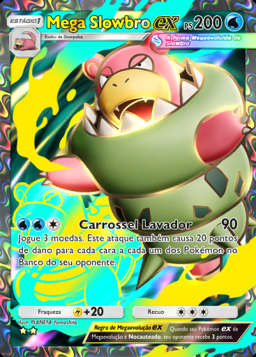 Mega Slowbro ex #077 · Mega Brilho (B2b)
