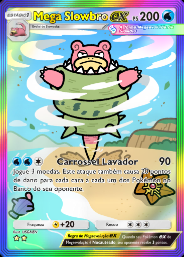 Mega Slowbro ex #083 · Mega Brilho (B2b)