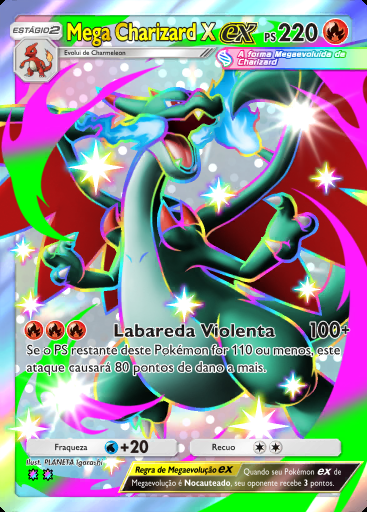 Mega Charizard X ex #111 · Mega Brilho (B2b)