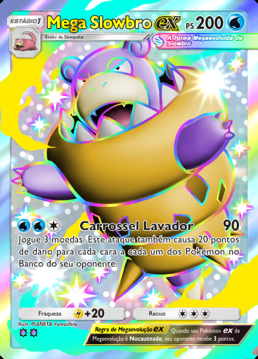 Mega Slowbro ex #112 · Mega Brilho (B2b)
