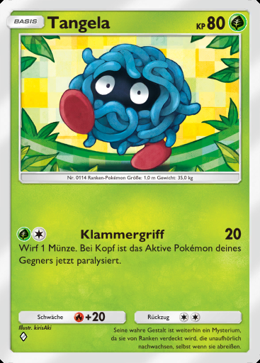 Tangela #001 · Pulsierende Aura (B3)
