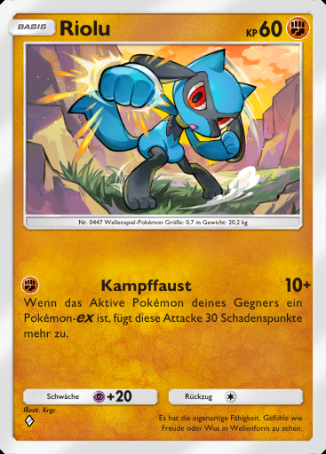 Riolu #079 · Pulsierende Aura (B3)