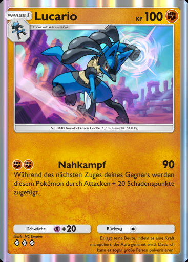Lucario #080 · Pulsierende Aura (B3)