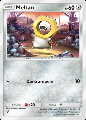 Meltan #122 · Pulsierende Aura (B3)