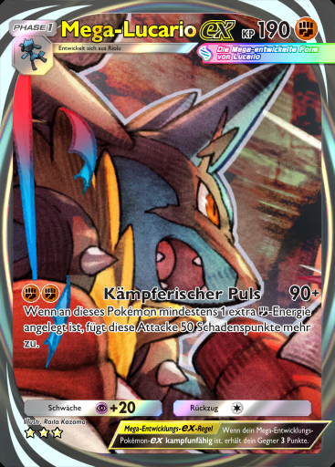 Mega-Lucario-ex #204 · Pulsierende Aura (B3)