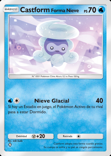 Castform Forma Nieve
