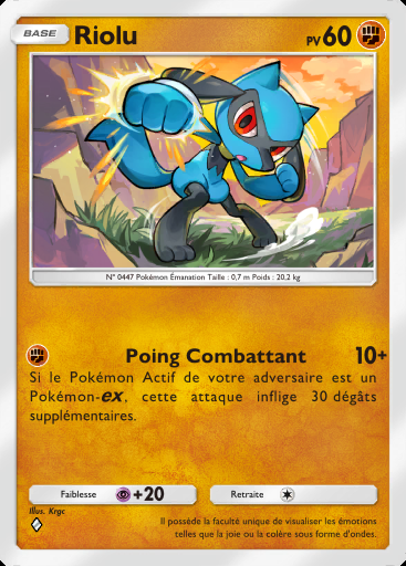 Riolu #079 · Aura Palpitante (B3)