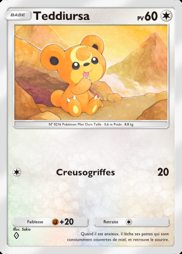 Teddiursa #131 · Aura Palpitante (B3)