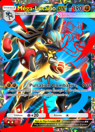 Méga-Lucario-ex #184 · Aura Palpitante (B3)
